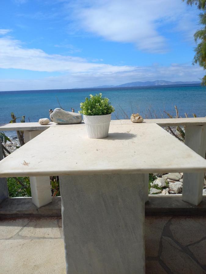 Villa "Sea Front" Rose'S House à Kardhianí Extérieur photo